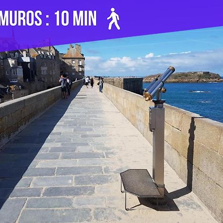 Escalier 16 - 30 M Plage Du Sillon - Proche Intra Saint-Malo Zewnętrze zdjęcie